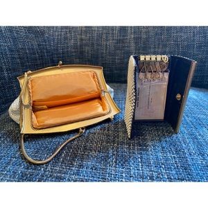 Vintage Whiting & Davis Mesh Purse & Key Holder